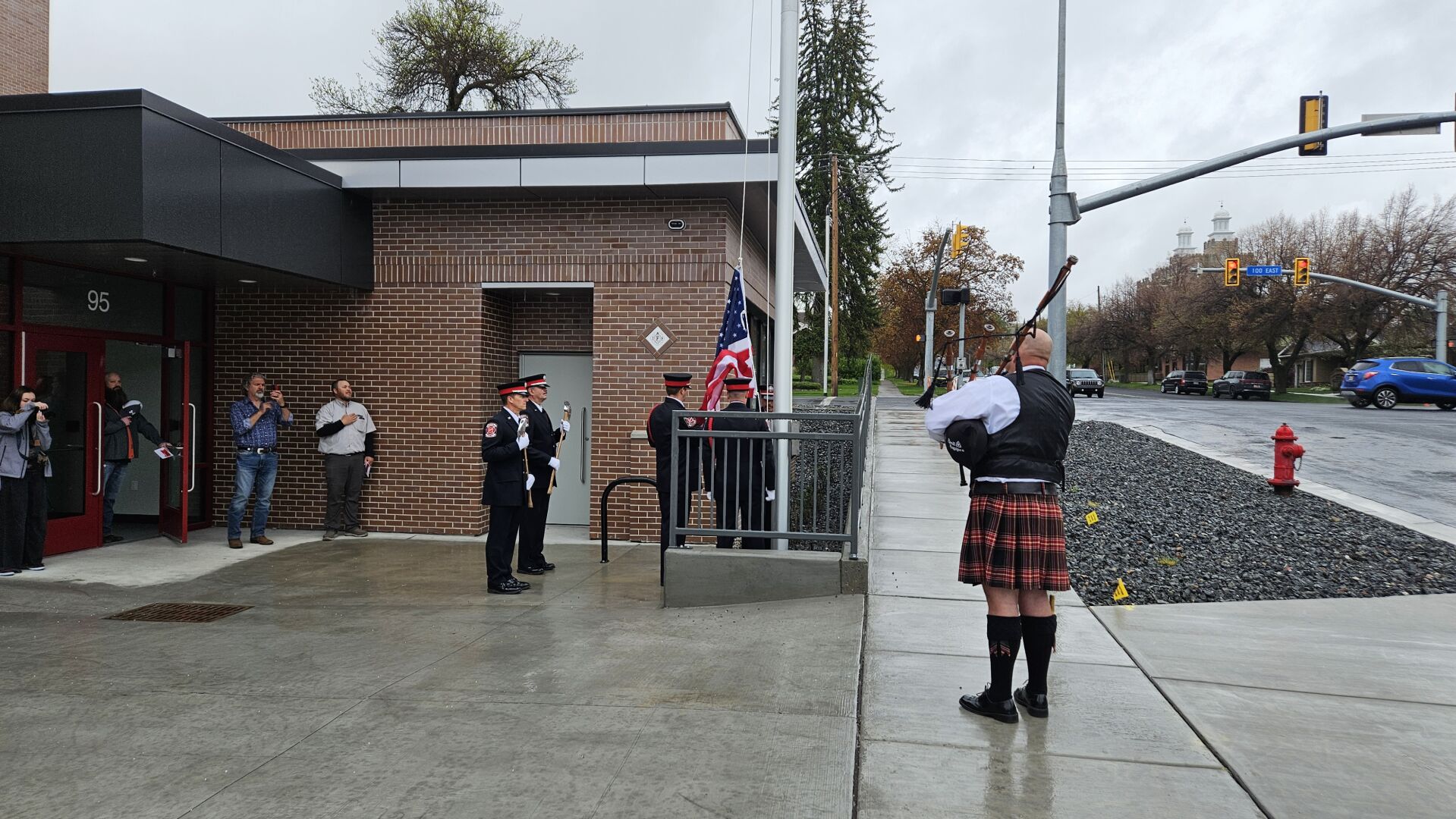 Logan City Fire hose cutting